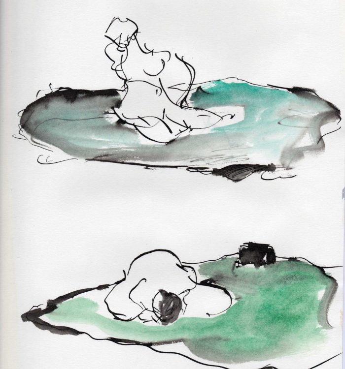 Modèle vivant séance de 2010 à Lyon